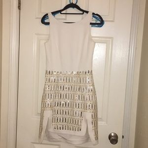 Sequin white NBD dress